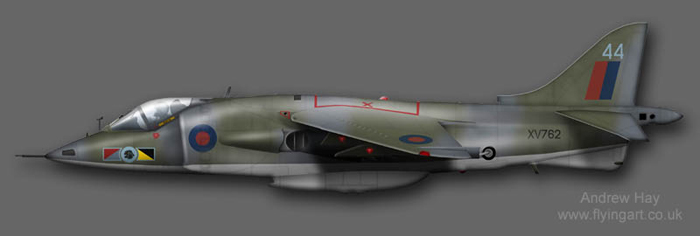 Harrier GR.1 XV762 233 OCU